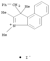 1,2,3-Trimethyl-1-(phenylmethyl)-1H-benz[e]indolium iodide
